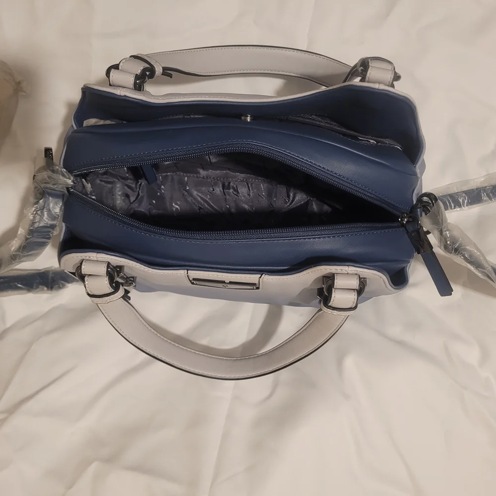 Chic Two-Tone Women's Satchel